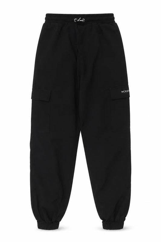 Boys UK Size 14 Years McKenzie Regular Fit Cargo Black Trousers