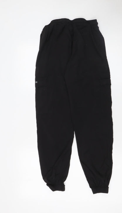 Boys UK Size 14 Years McKenzie Regular Fit Cargo Black Trousers