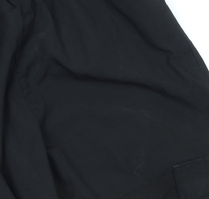 Boys UK Size 14 Years McKenzie Regular Fit Cargo Black Trousers