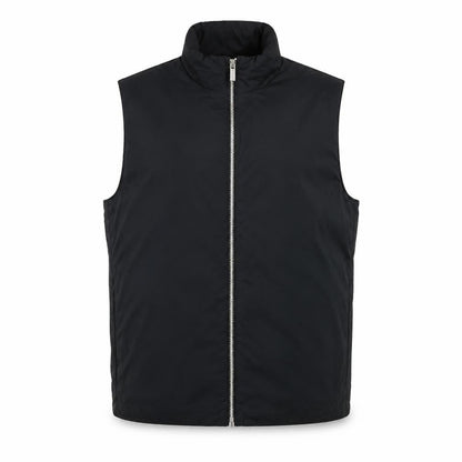 ESPRIT Men's Black M Padded Bodywarmer Waistcoat Full Zip