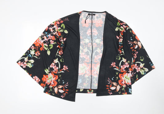 Womens UK Size M Bershka Multicoloured Kimono Blouse