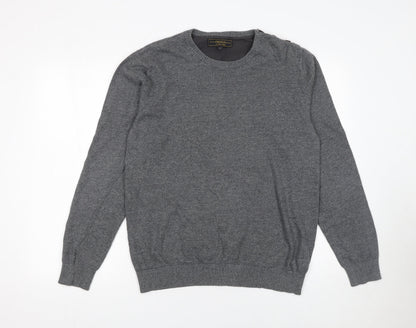 Mens UK Size L JACK & JONES Grey Pullover Jumper