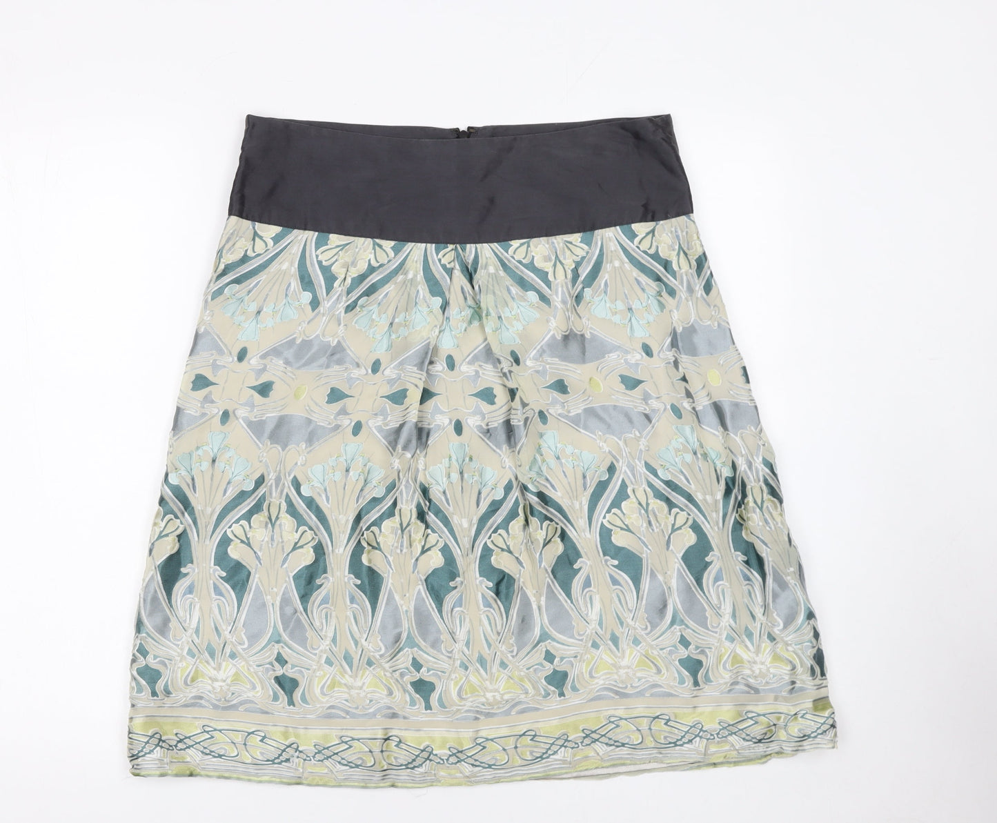 Womens UK Size 10 CCDK Copenhagen A-Line Satin Skirt