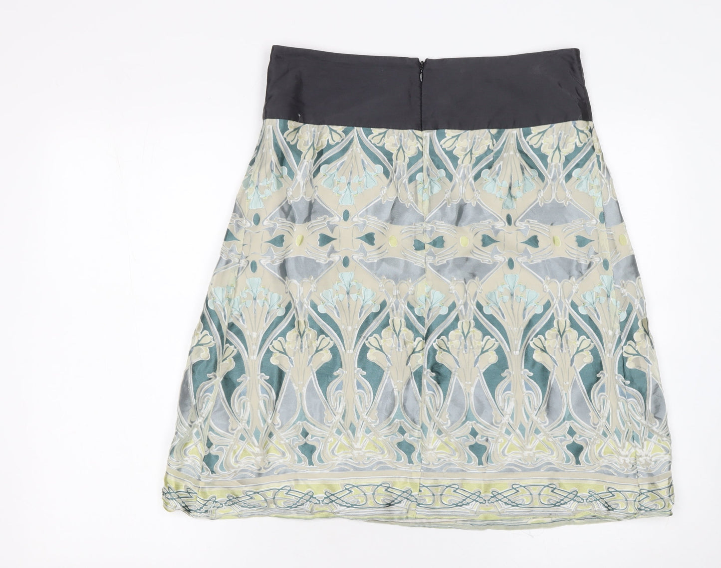 Womens UK Size 10 CCDK Copenhagen A-Line Satin Skirt