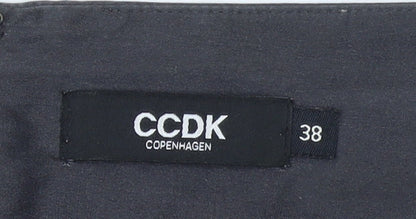 Womens UK Size 10 CCDK Copenhagen A-Line Satin Skirt