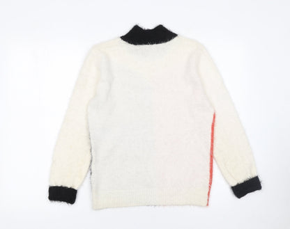 Womens UK Size S Klass Multicoloured Pullover Jumper