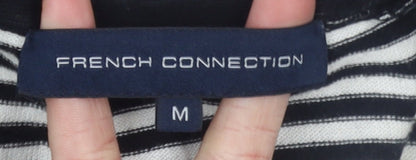 Womens UK Size M French Connection Black Cardigan Jumper