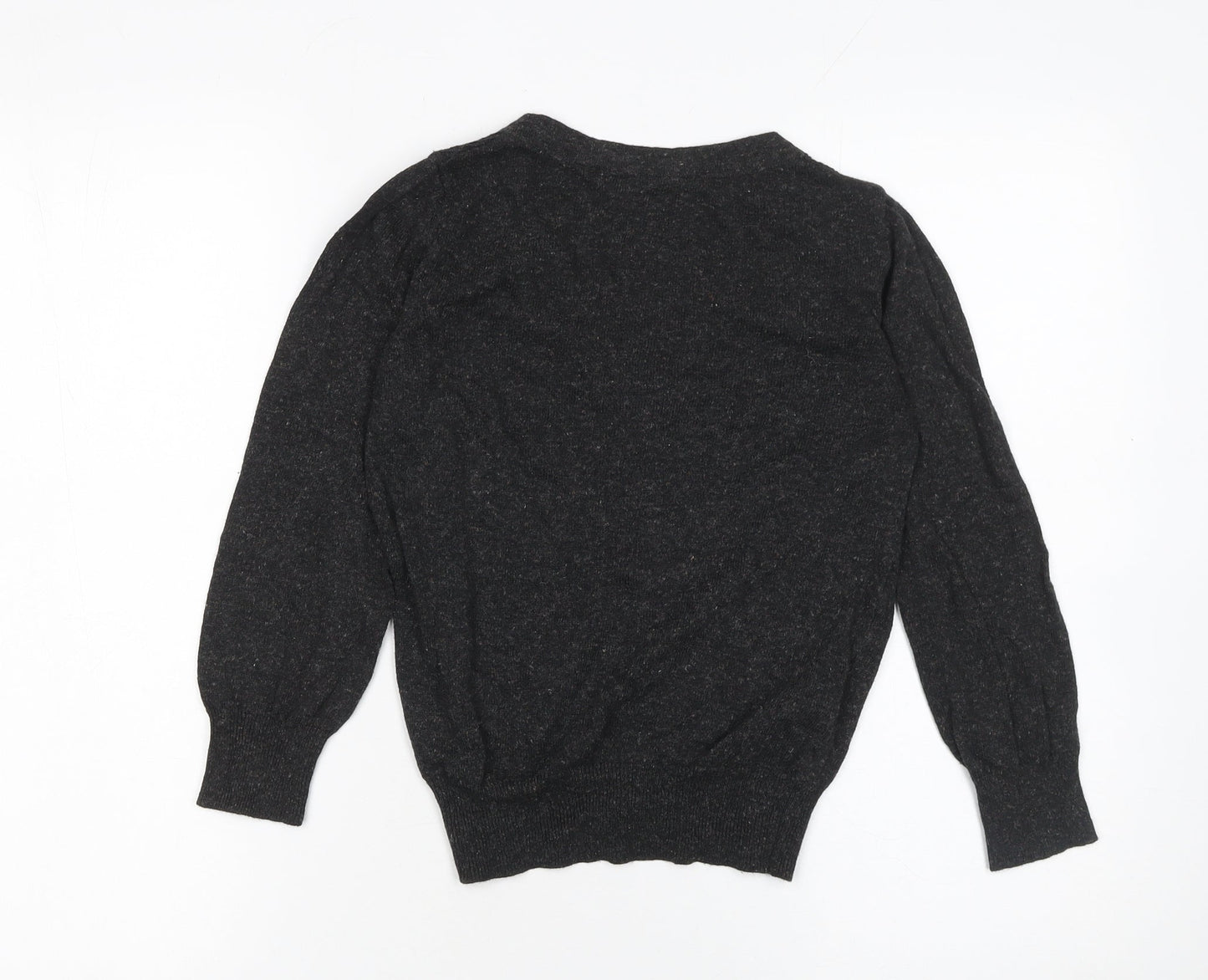 Womens UK Size S Mango Black Cardigan Jumper
