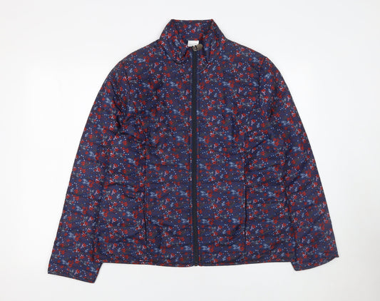 Womens UK Size M Anne de Lancay Blue Puffer Jacket