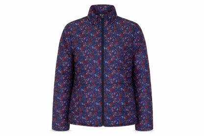 Womens UK Size M Anne de Lancay Blue Puffer Jacket