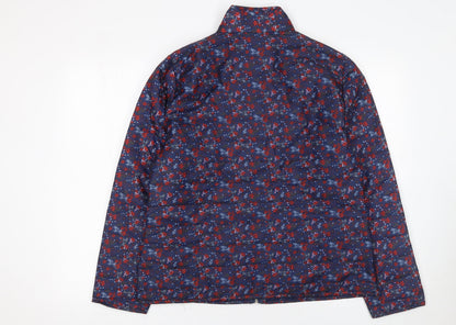 Womens UK Size M Anne de Lancay Blue Puffer Jacket
