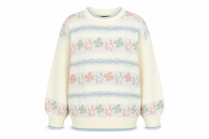 Womens UK Size 10-12 Amari Ivory Pullover Jumper
