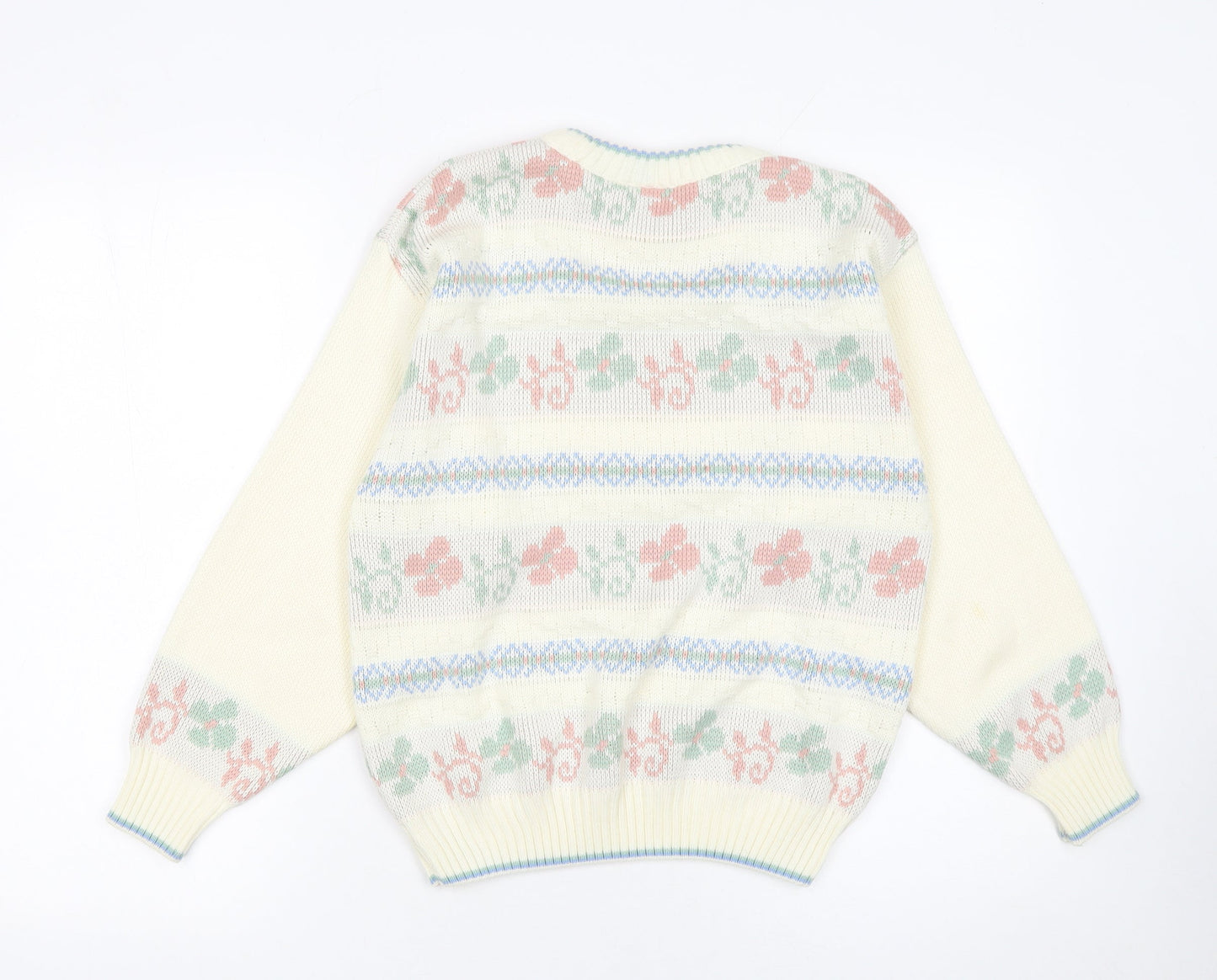 Womens UK Size 10-12 Amari Ivory Pullover Jumper