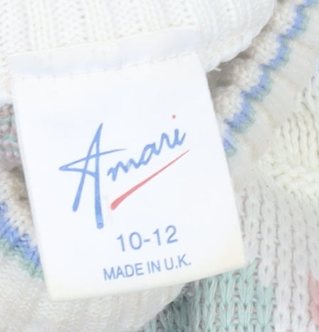 Womens UK Size 10-12 Amari Ivory Pullover Jumper