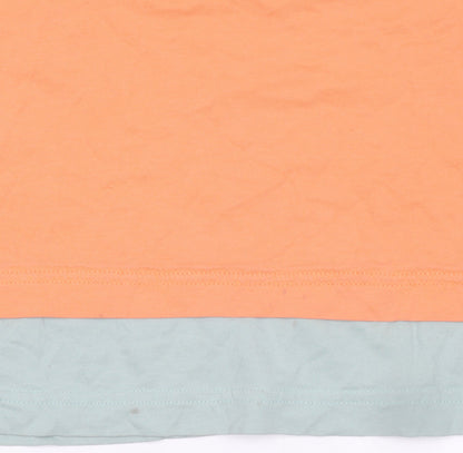 Mens UK Size L adidas Orange  T-Shirt