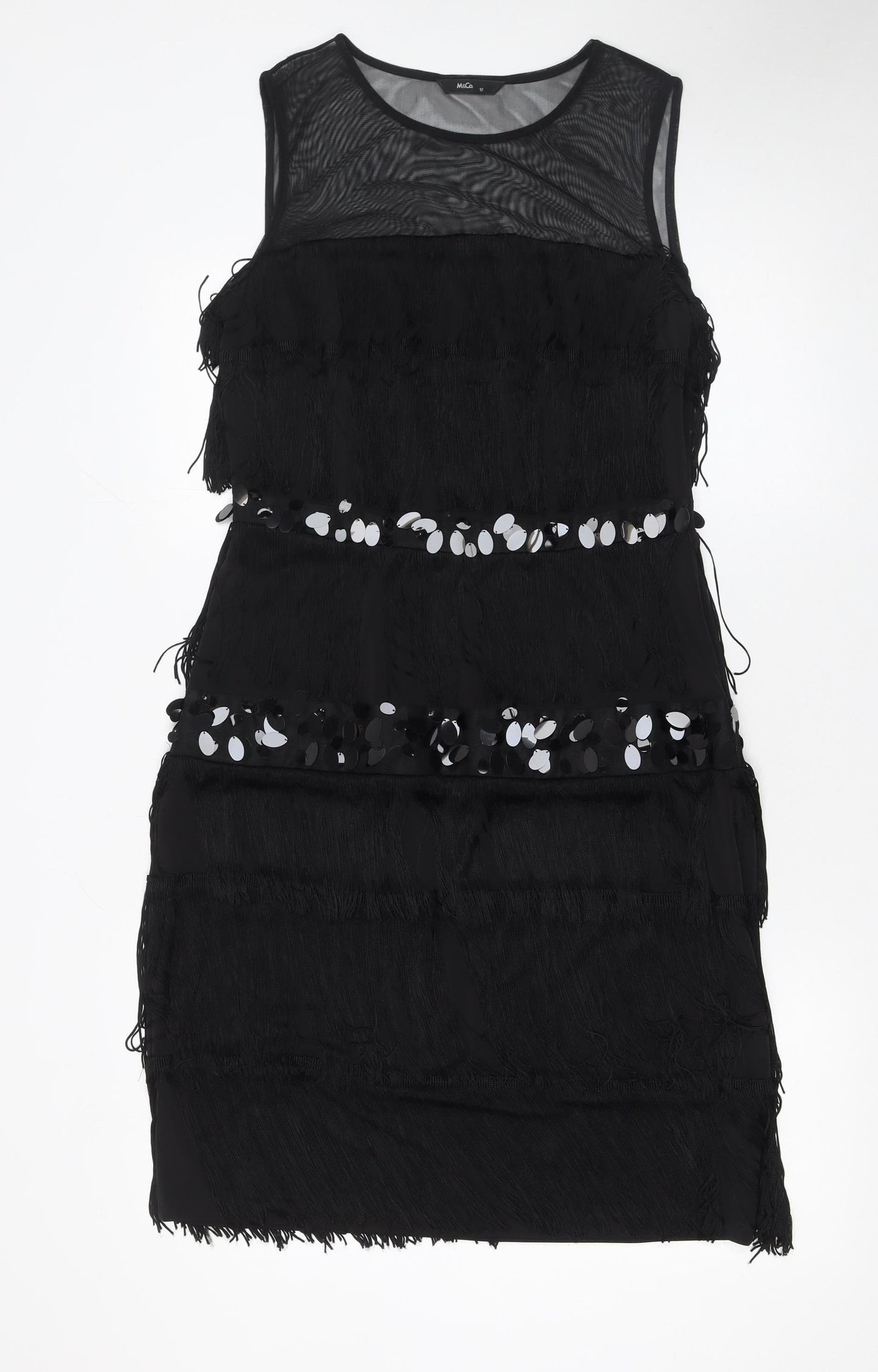 Womens UK Size 12 M&Co. Sheath Dress