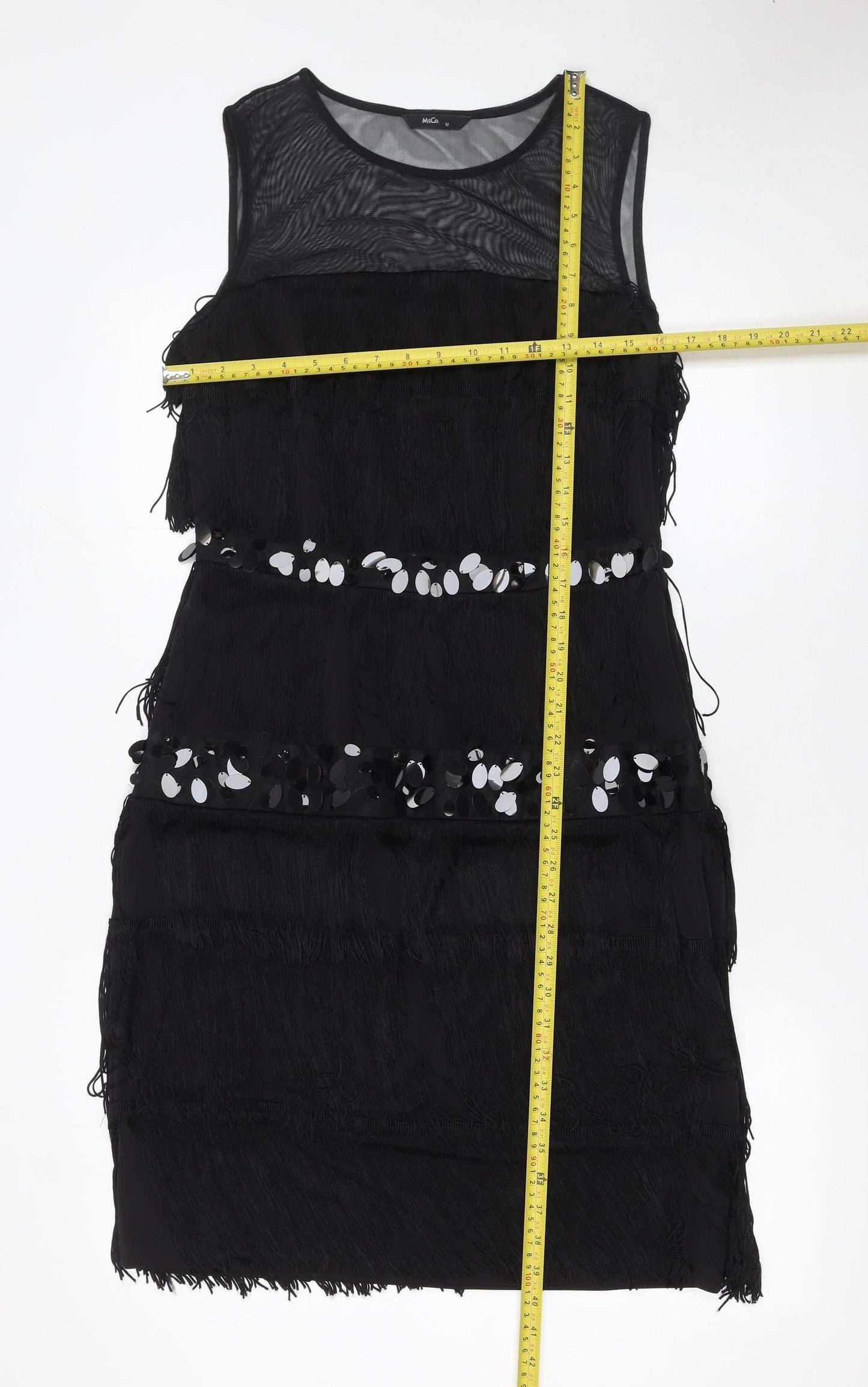 Womens UK Size 12 M&Co. Sheath Dress