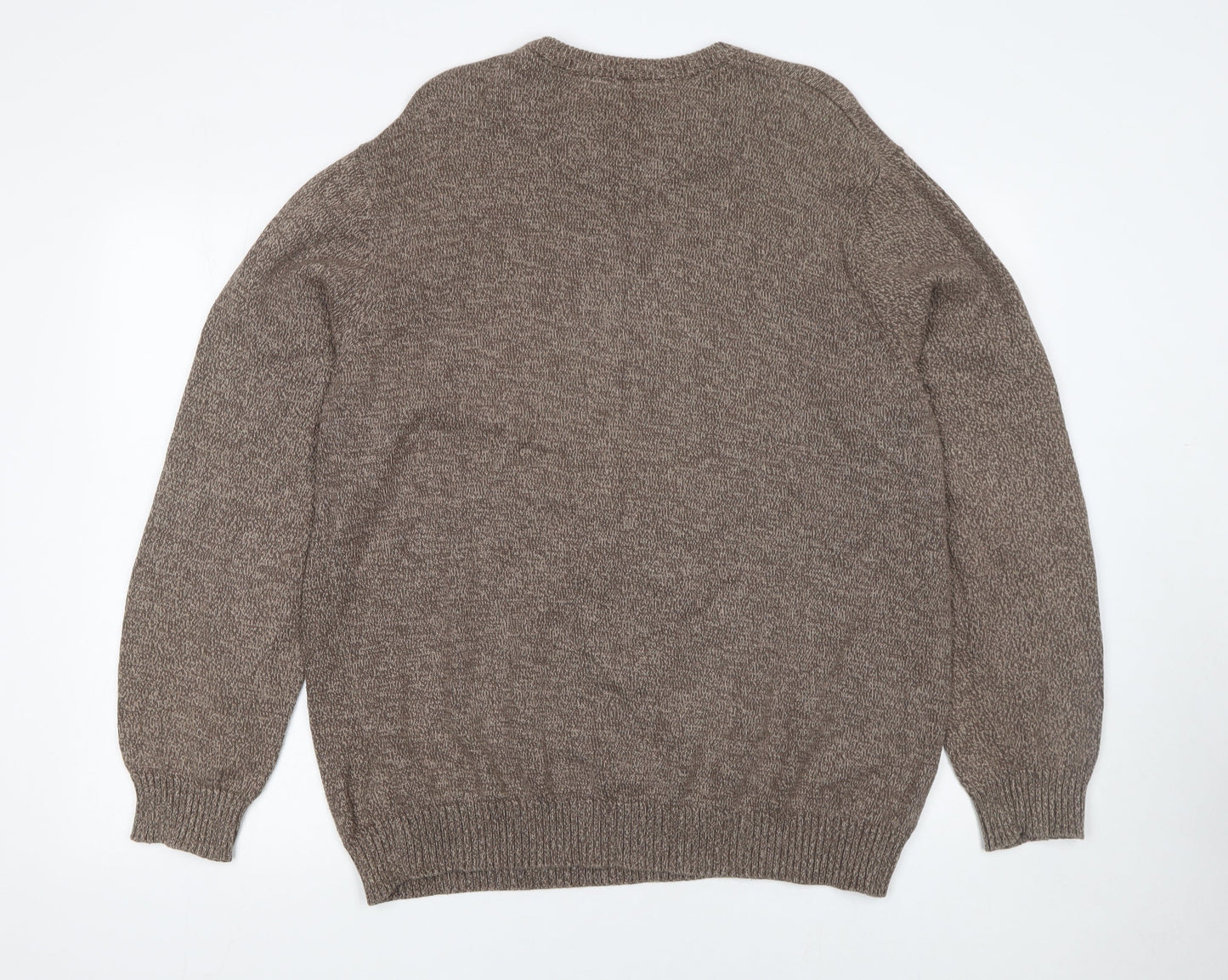 Mens UK Size L Maine New England Brown Pullover Jumper