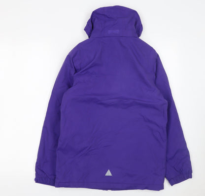 Girls UK Size 14 Years Regatta Purple Rain Coat