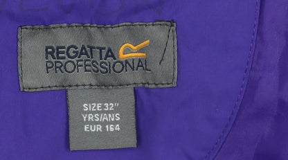 Girls UK Size 14 Years Regatta Purple Rain Coat