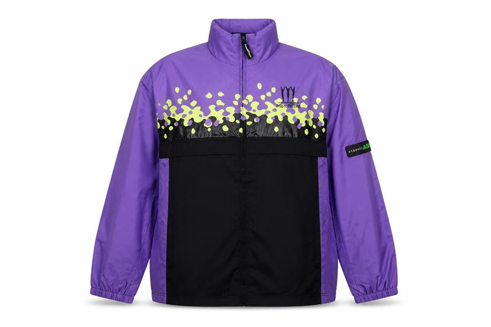 George ASDA Men's Purple & Black Windbreaker Jacket Size S Manchester 2002