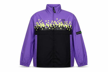 George ASDA Men's Purple & Black Windbreaker Jacket Size S Manchester 2002