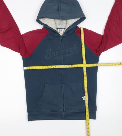 Boys UK Size 11-12 Years Saltrock Blue Full Zip Hoodie