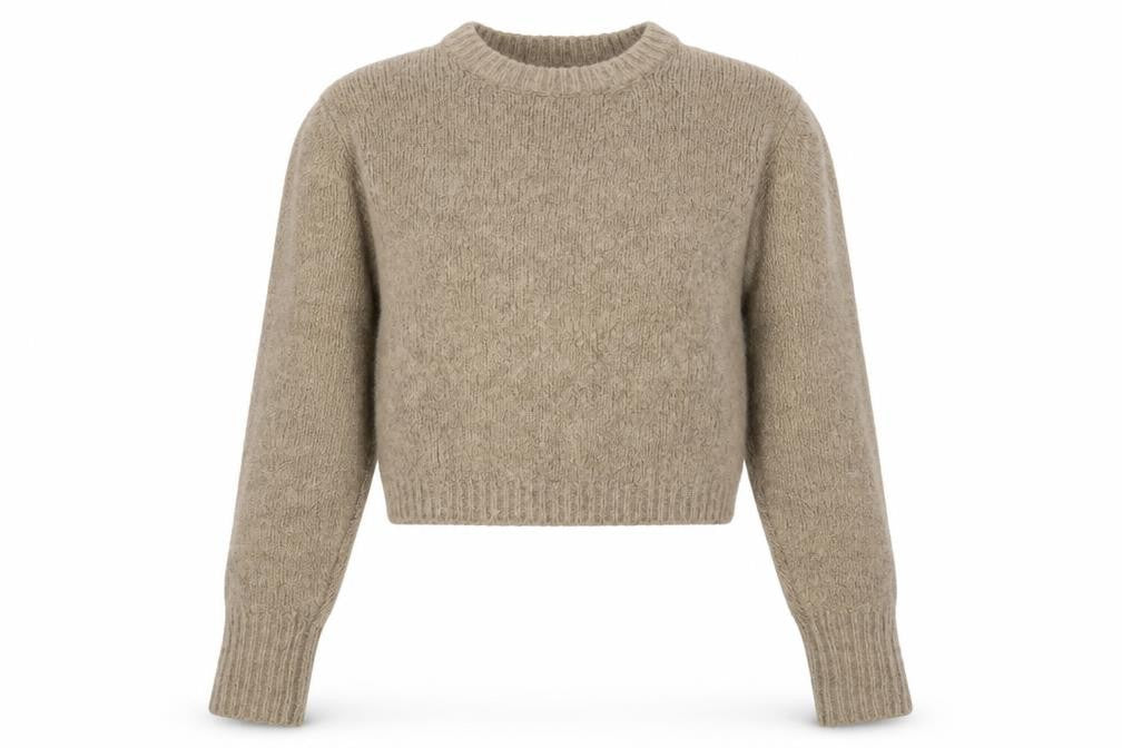 Womens UK Size S Zara Beige Pullover Jumper