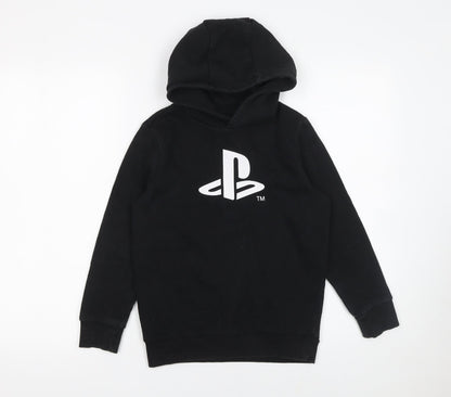 Boys UK Size 8-9 Years PlayStation Black Pullover Hoodie