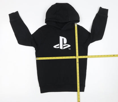 Boys UK Size 8-9 Years PlayStation Black Pullover Hoodie