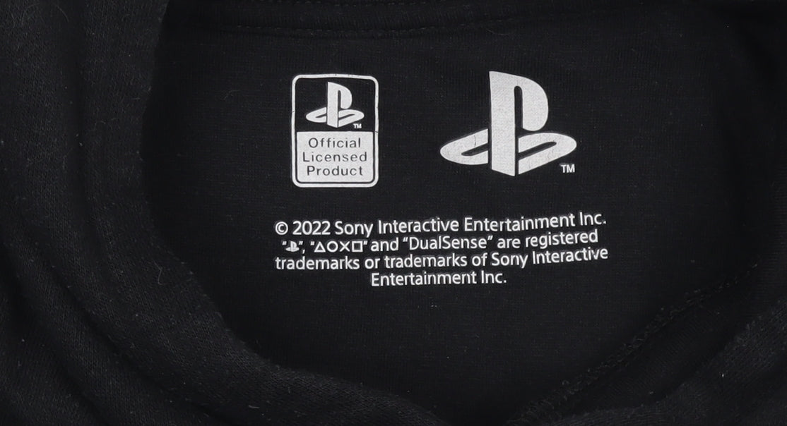 Boys UK Size 8-9 Years PlayStation Black Pullover Hoodie