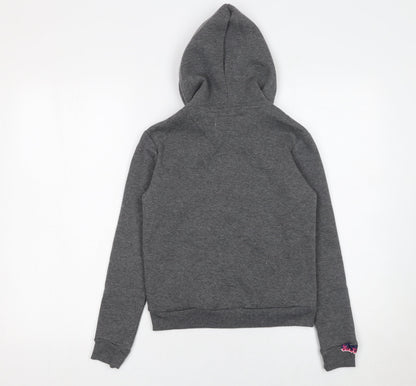 Sun Kissed Girls Grey Full Zip Hoodie Jamaica Heart Graphic 6-8 Years