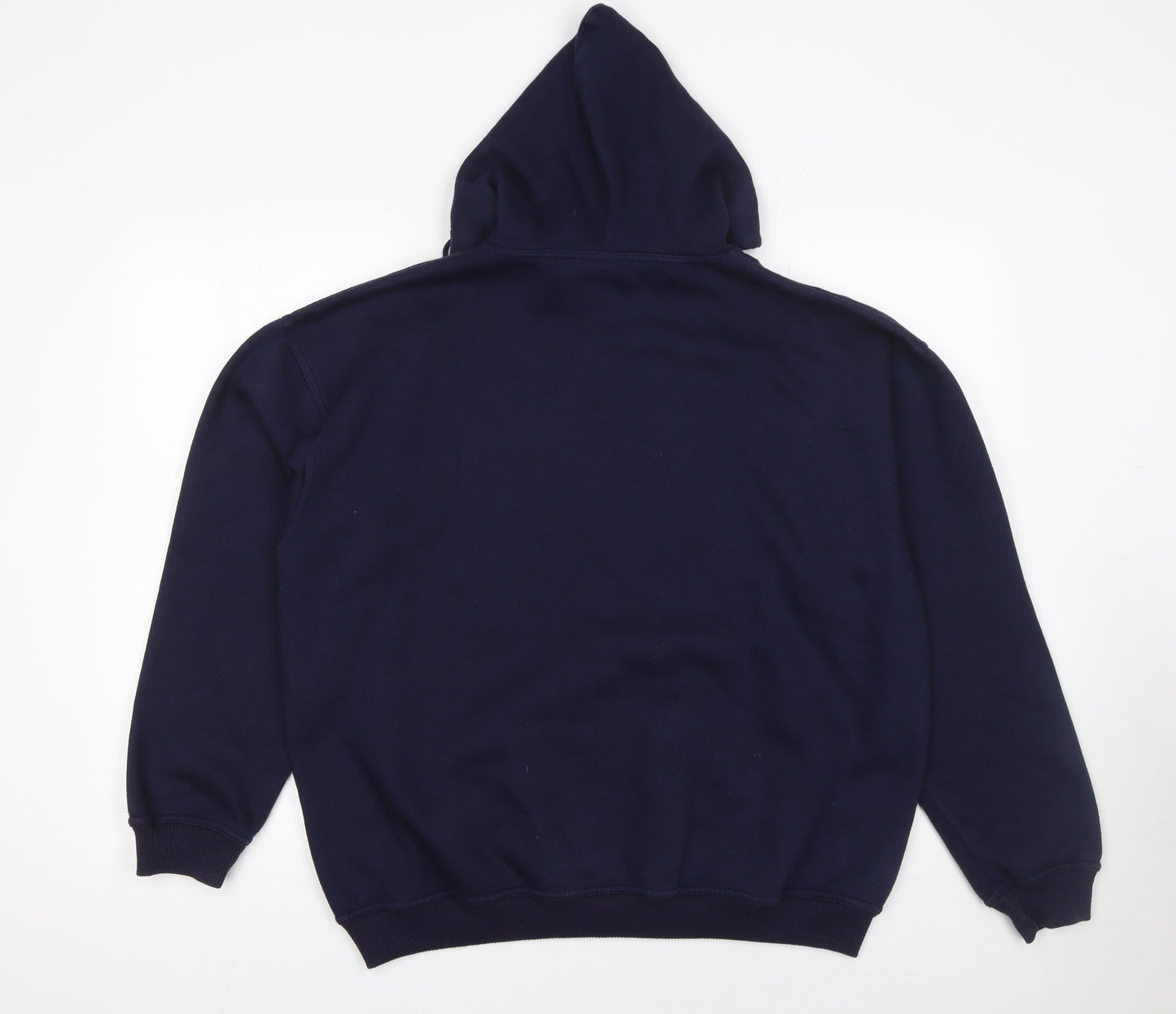 Mens UK Size M Rodeo Blue Pullover Hoodie