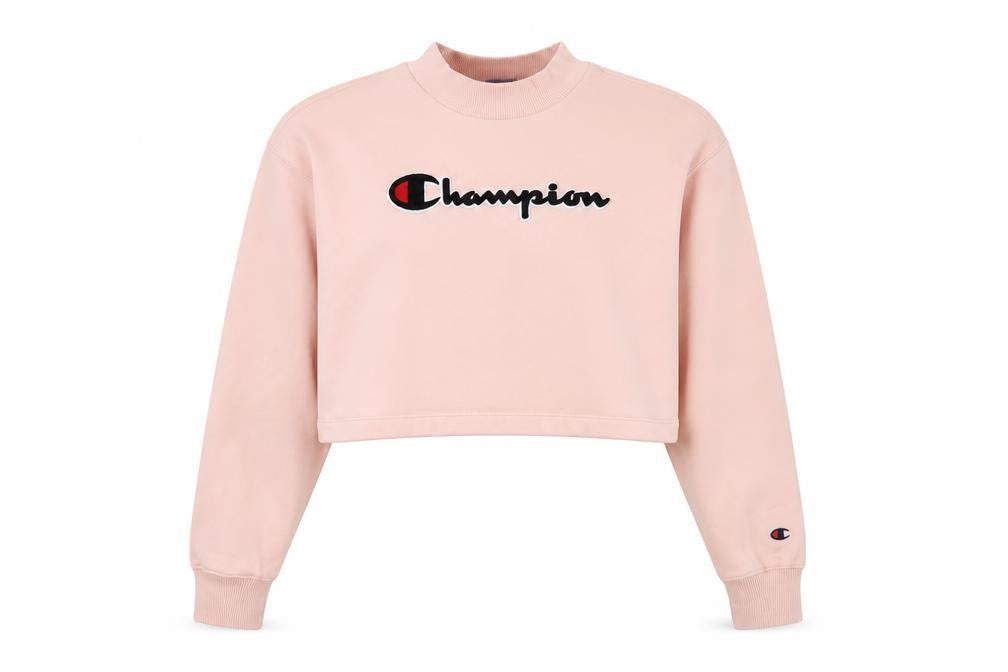 Womens UK Size S Champion Pink Pullover Sweatshirt