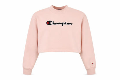 Womens UK Size S Champion Pink Pullover Sweatshirt