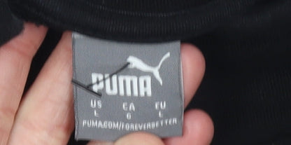 Womens UK Size L PUMA Black Full Zip Sweatshirt