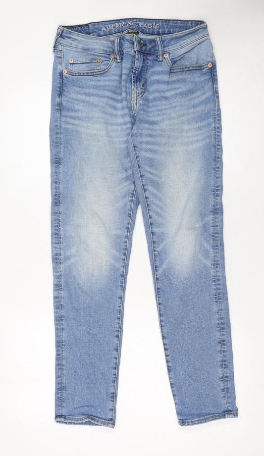 Mens UK Size 30 American Eagle Slim Fit Skinny Blue Jeans