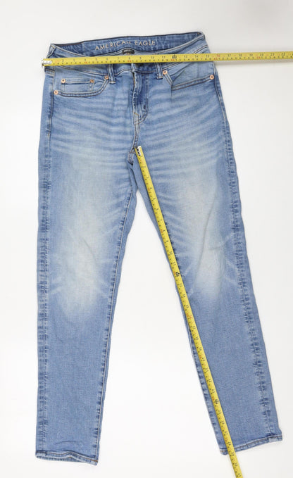 Mens UK Size 30 American Eagle Slim Fit Skinny Blue Jeans