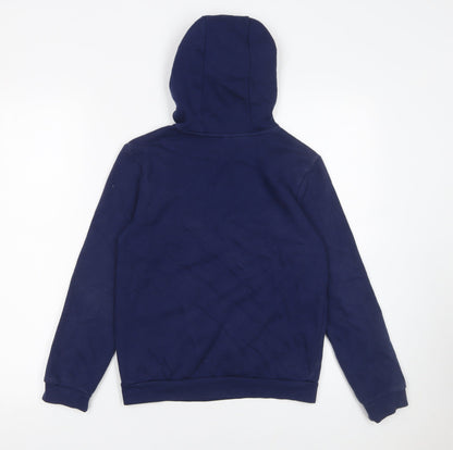 Boys UK Size 9-10 Years adidas Blue Pullover Hoodie