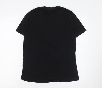 Mens UK Size M Marvel Black  T-Shirt