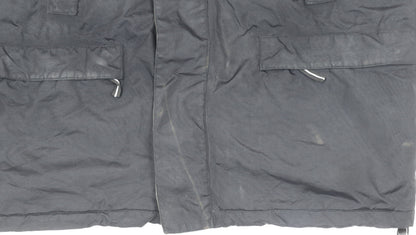 Mens UK Size M Kooga Black Parka Coat
