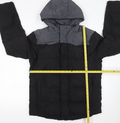 Mens UK Size M National Geographic Black Puffer Jacket