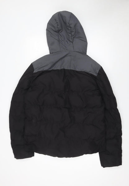 Mens UK Size M National Geographic Black Puffer Jacket
