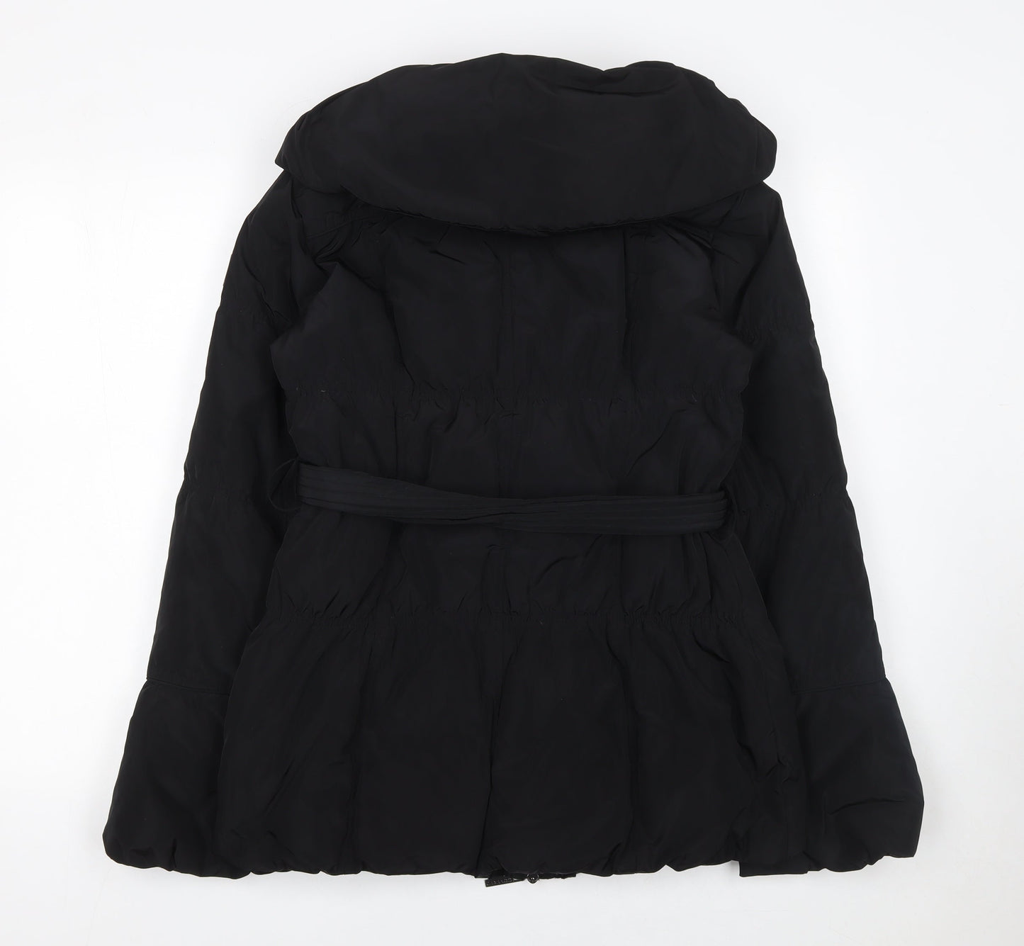 Womens UK Size 10 Covered Black Puffer Jacket