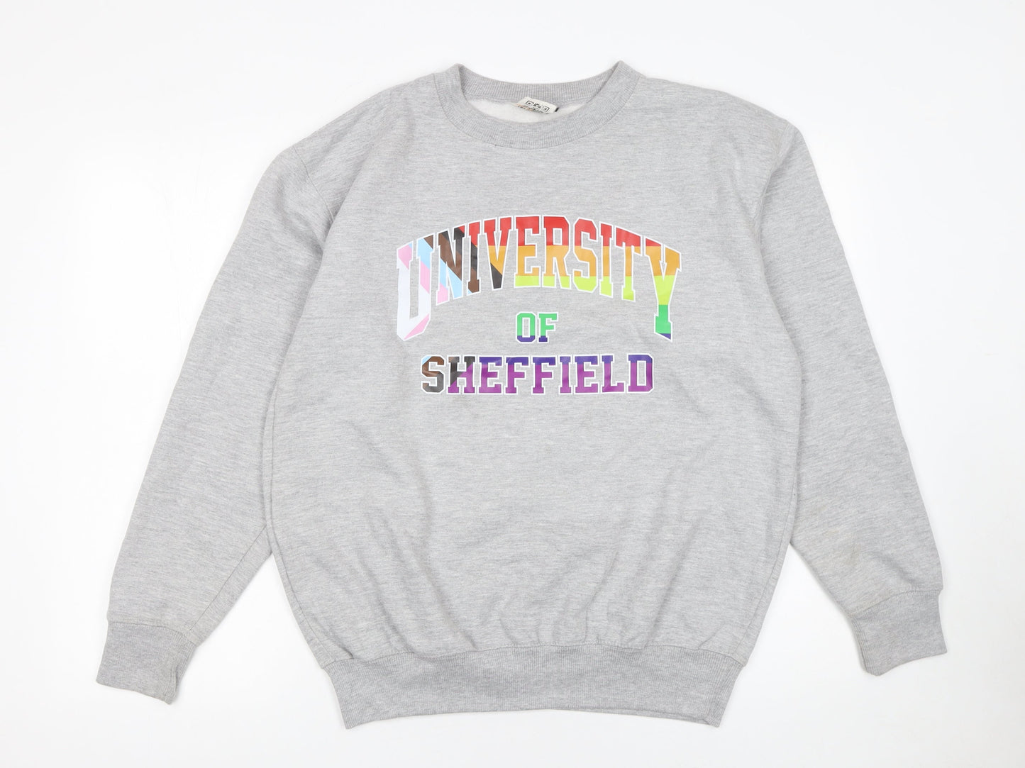 Womens UK Size M Cottonridge Grey Pullover Sweatshirt