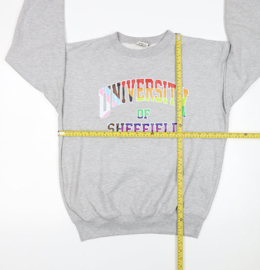 Womens UK Size M Cottonridge Grey Pullover Sweatshirt