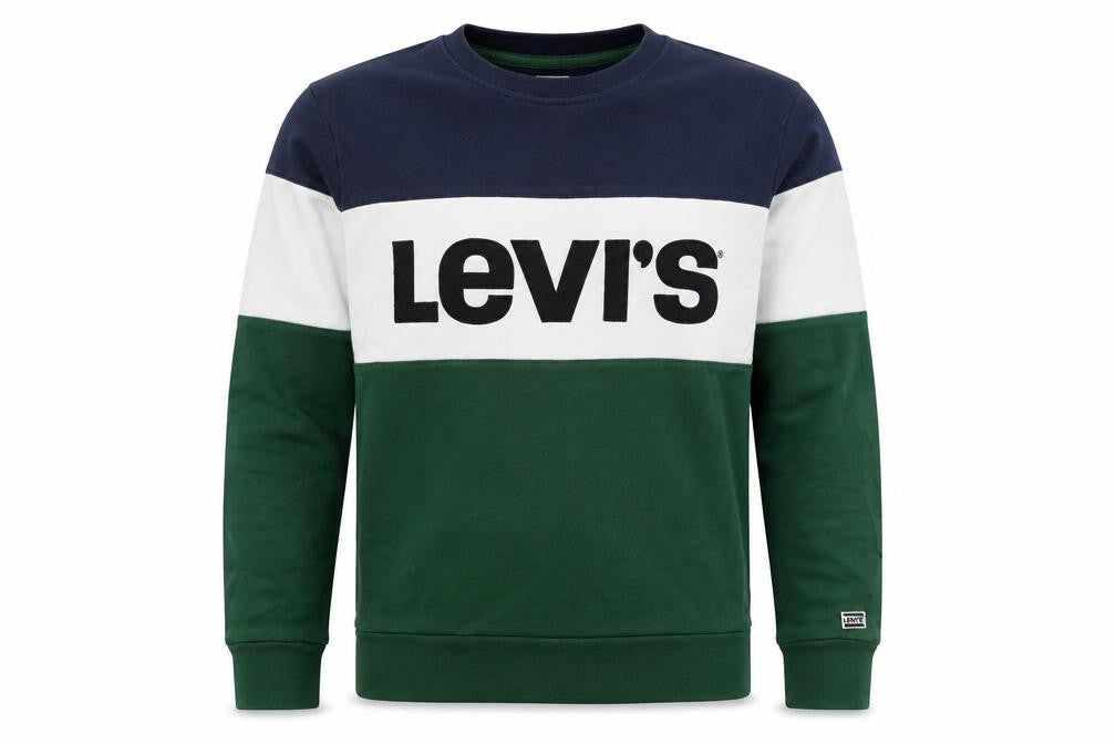 Mens UK Size S Levi's Multicoloured Pullover Sweatshirt