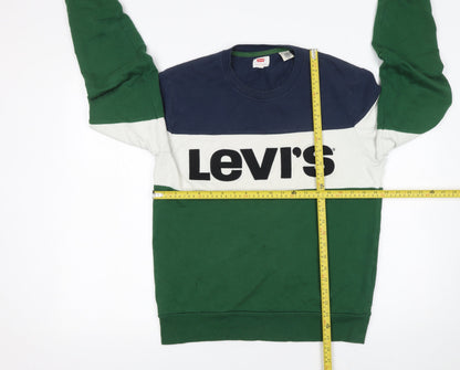 Mens UK Size S Levi's Multicoloured Pullover Sweatshirt