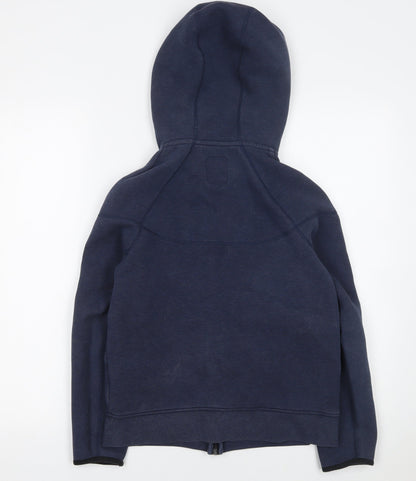 Boys UK Size 13-14 Years Nike Blue Full Zip Hoodie