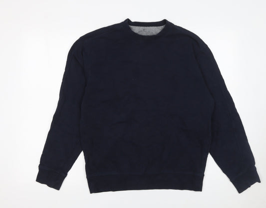 Mens UK Size S Marks and Spencer Blue Pullover Sweatshirt